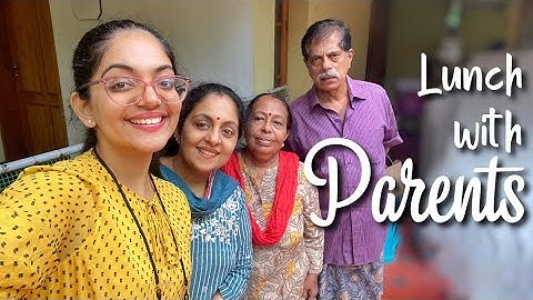 Took some lunch for my parents 🥰 | Sindhu Krishna | Ahaana Krishna