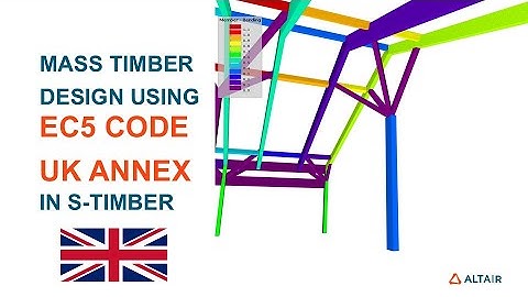 How to use EC5 - British Annex Codes for Mass Timber Analysis and Design in S-TIMBER