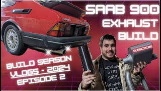 Build Season Vlogs - '24 #2 The Saab 900 Gets A New Exhaust!