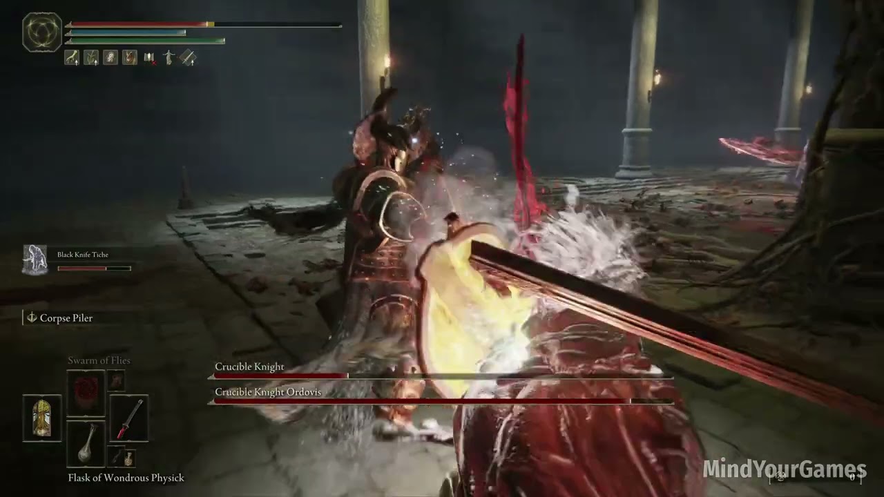 Elden Ring Crucible Knight Duo Boss Cheese (PS4 PRO) 1080p60FPS