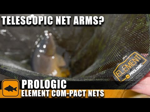 The Most Compact Carp Fishing Net on The Market! Prologic Element Com-Pact Landing Net
