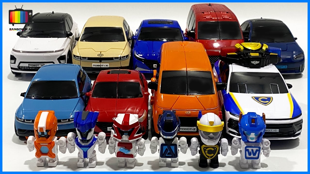 또봇 대도영 또봇A 또봇C 또봇W 또봇X 또봇Y 또봇Z 3단 합체 트라이탄 변신 합체 로봇 모음 Tobot Robot Toys Combine