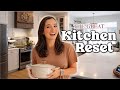💪BIG DECLUTTER, clean + restock day! 🥒🥘Messy To Minimal Mom KITCHEN RESET