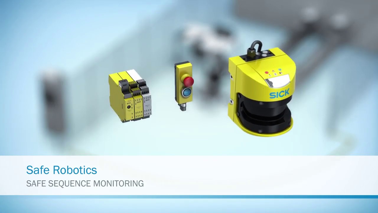 Safe Robotics: Safe sequence monitoring from SICK - YouTube