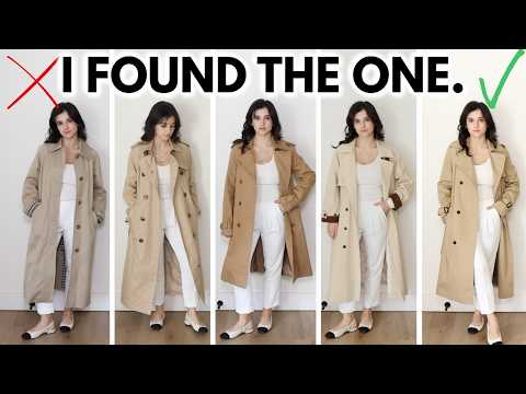The Best Trench Coat for Petites (After Trying 10) - YouTube