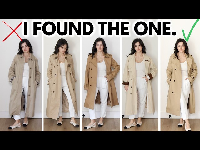 The Best Trench Coat for Petites (After Trying 10) - YouTube