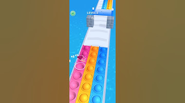 Pop it run gameplay walkthrough part All levels #shorts