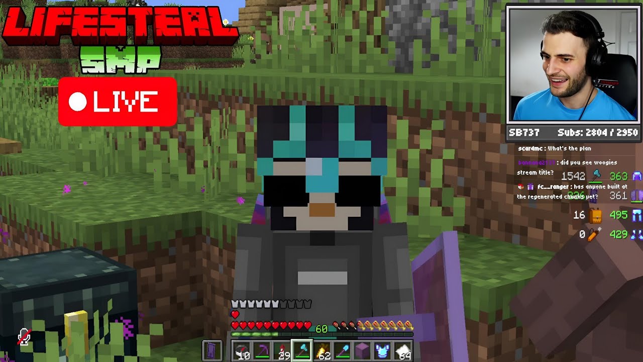 SB737 New Project on Lifesteal SMP Season 7 Live…😱