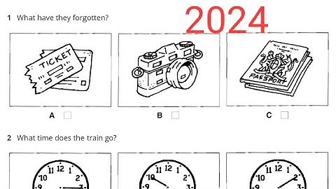 KET - KEY English Test - Listening Test 18- Level A2 - 2024 | Listening Practice with answers