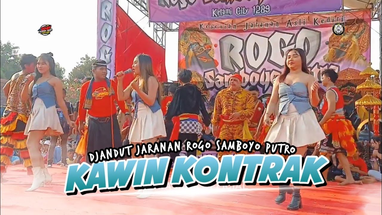 KAWIN KONTRAK Lagu Djandut ROGO SAMBOYO PUTRO All Artis❗️