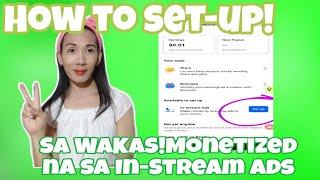 Finally!Monetized narin sa In-Stream Ads || pAano mag set-up sa In-Stream Ads Tagalog tutorial by Jane Castillo VLOG 270 views 2 months ago 8 minutes, 12 seconds