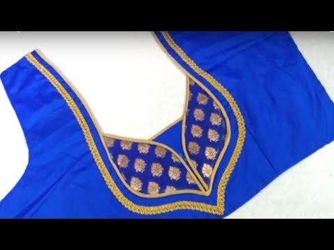 New Model Simple Blouse Back Design Cutting And Stitching In Tamil