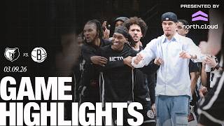 HIGHLIGHTS: Day'Ron Sharpe & Ochai Agbaji Lead Nets to 126–115 Win vs Grizzlies Content