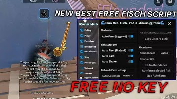 [NO KEY] Fisch Pastebin Script UPDATED (FASTEST Auto Fish, Auto Sell, Megalodon)