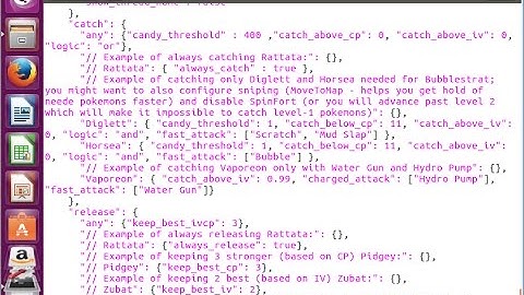 Pokemon Go Bot - Best Configuration File Settings!