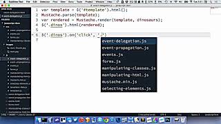 How To Make Event Delegation : Javascript Templetes