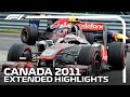 Extended race highlights  2011 canadian grand prix