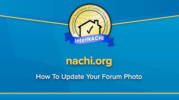 How to Upload a Profile Picture on the InterNACHI® Forum