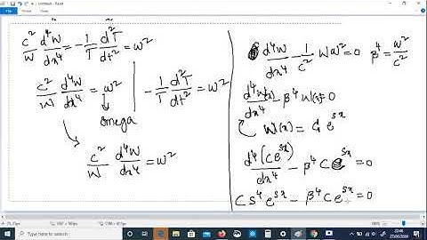 Lect 1.2| Euler-Bernoulli beam general solution | Part 2