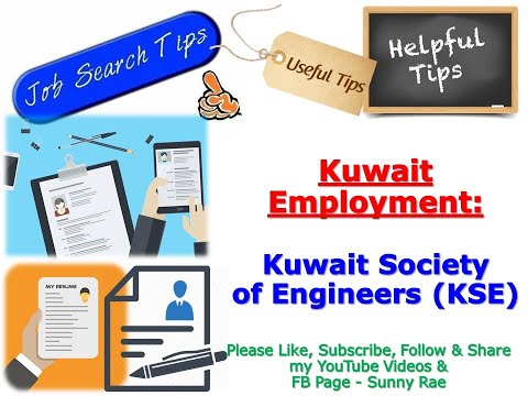 Kuwait Employment: Kuwait Society of Engineers (KSE)