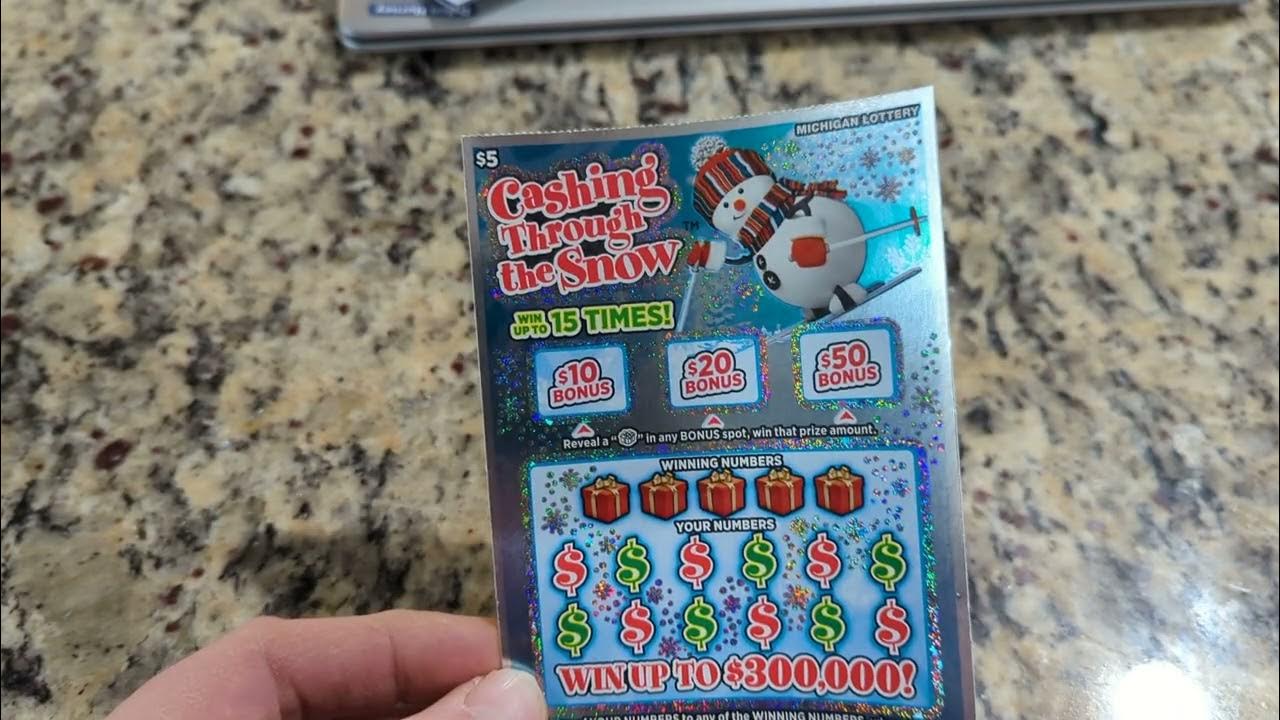 new-michigan-lottery-5-scratch-off-ticket-cashing-through-the-snow