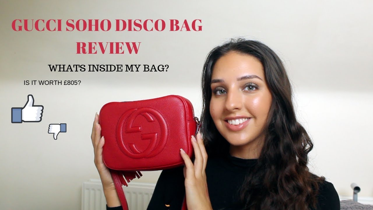 **GUCCI SOHO DISCO BAG** Review And What&#39;s In My Bag! - YouTube
