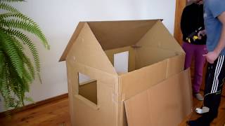 Luar Biasa!!! Membuat Rumah Anak Dari Kardus Bekas