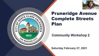 Pruneridge Avenue Complete Streets Plan Community Meeting #2