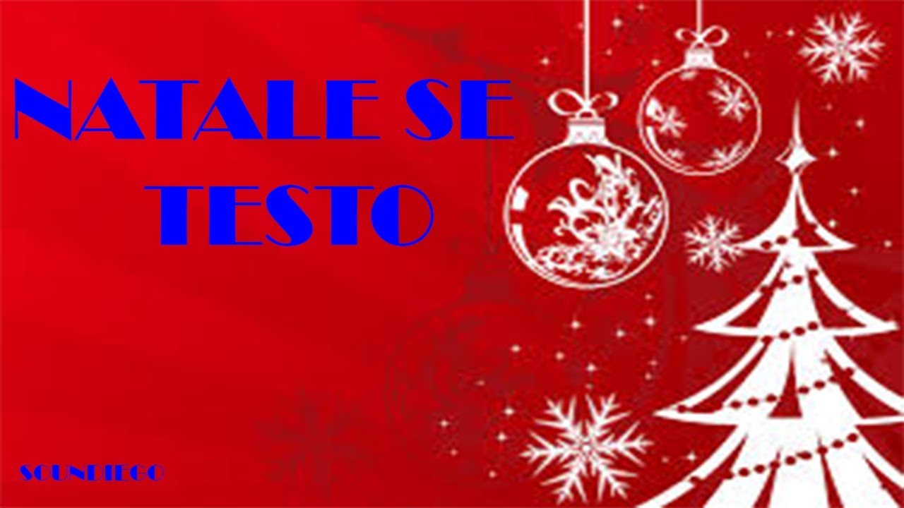 Testo Sara Natale Se.Natale Se Testo Youtube