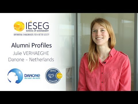 Alumni Profiles : Julie Verhaeghe, Brand Manager, Danone Netherlands - IÉSEG