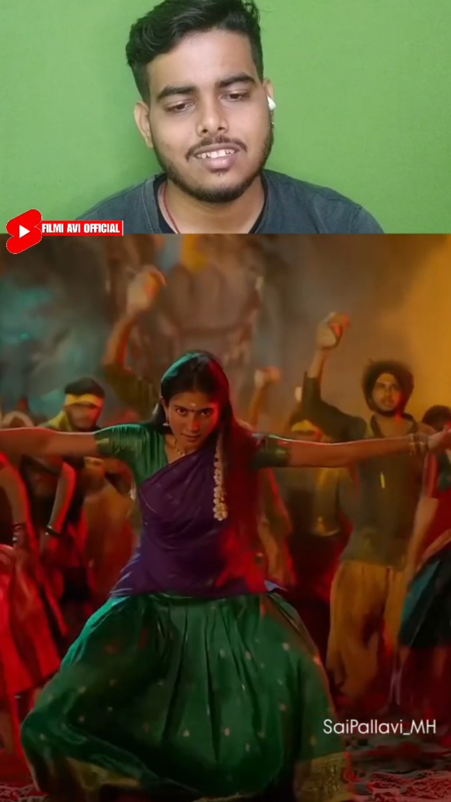 Namo Namah Shivaya Lyrical | Thandel | Sai Pallavi Dance Reaction Video | #shorts #remix
