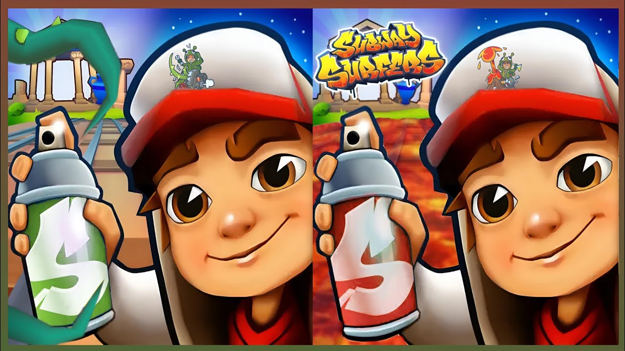 🔥🌱 Lava vs Plants! Subway Surfers Greece 2025 Challenge