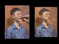 Step-by-Step Gouache Painting - Portrait painting