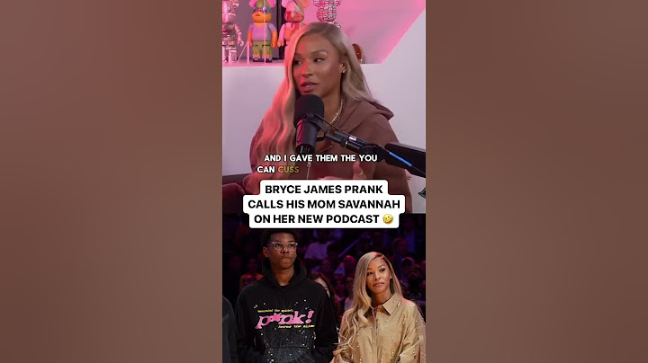 Bryce James prank calls Savannah on her podcast 😂