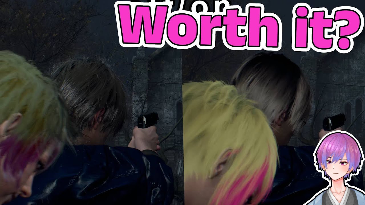 Resident Evil 4 I think hair strands are kinda meh for now YouTube