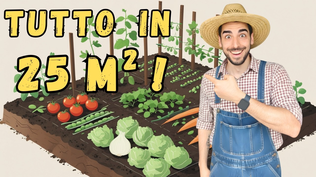 Come TRIPLICARE il RACCOLTO in un ORTO PICCOLO (smetti di piantare in fila!)