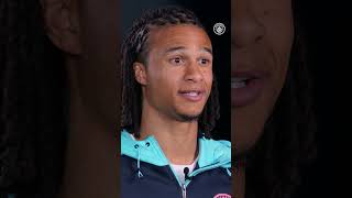 Ake & Lewis Play Man City Who Am I! #Mancity #Ricolewis #Nathanake #Shorts