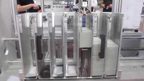 Labeling Machine on Bags with a Buffer by Tadbik Systems