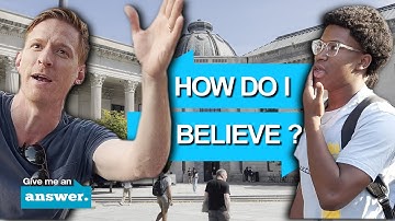 Stuart & Cliffe Knechtle | Yale | How Do I Believe There Is A God? | Give Me An Answer