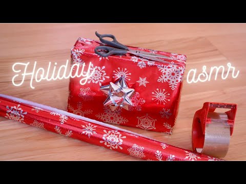 ASMR - Gift Wrapping for the Holidays - No Talking
