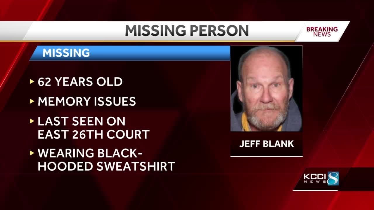 Des Moines police search for missing man - YouTube