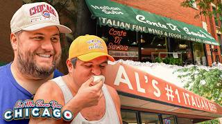 Exploring Chicago's Little Italy For Italian Beef, Subs and Lemon Ice (Ft. Glenny Balls)