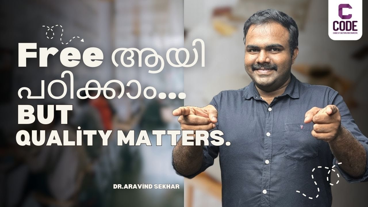 CODE Future | Free ആയി പഠിക്കണോ ? 🔴 | Dr Aravind - YouTube
