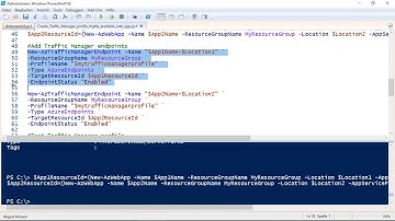 Azure Tip: Mit der PowerShell in Azure einen Azure Traffic Manager bereitstellen und testen