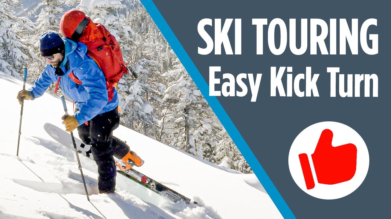 Easy Kick Turn Technique for Ski Touring YouTube