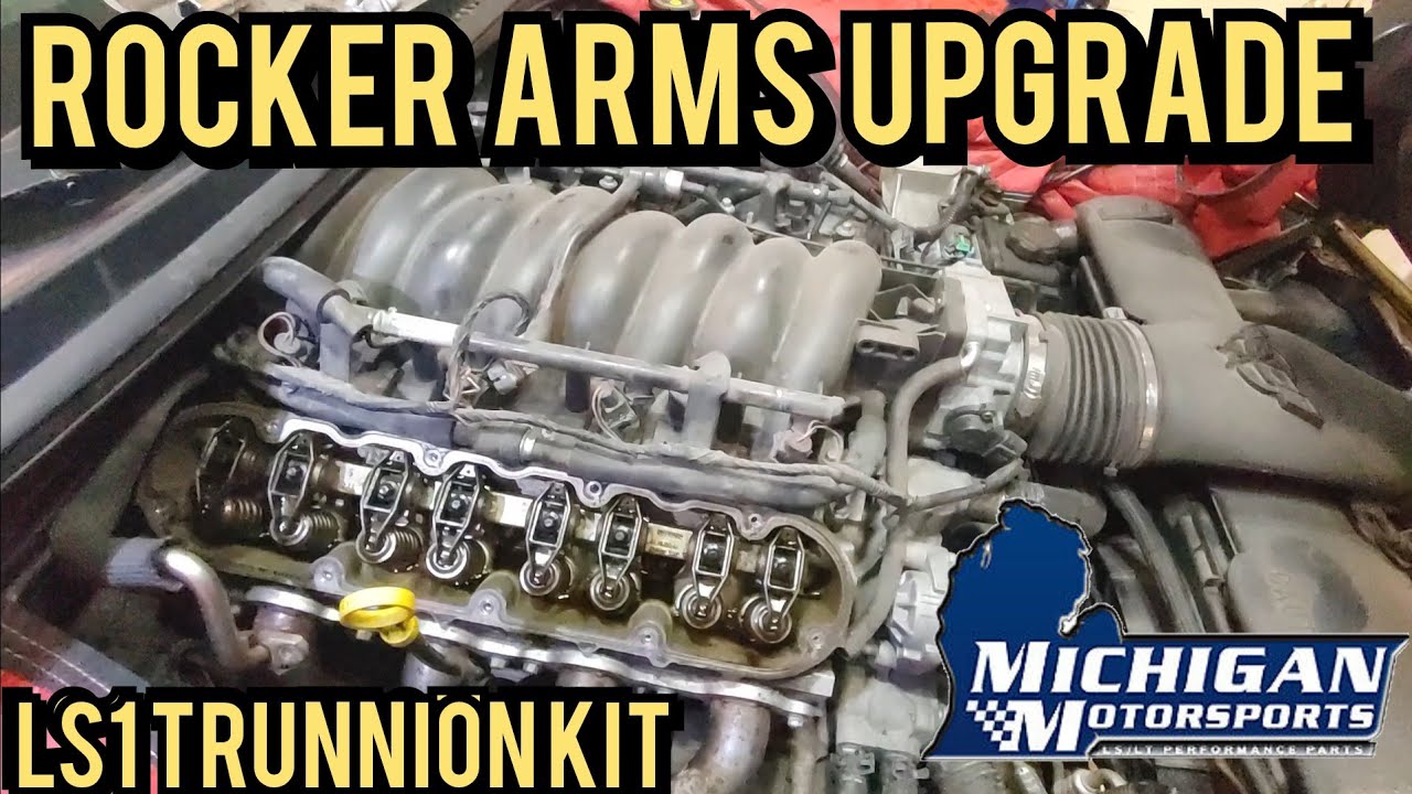 LS1 Trunnion Upgraded Rockers Arms how to install corvette c5 YouTube