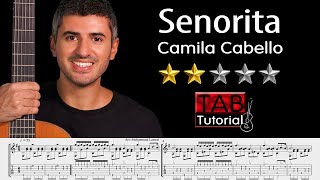 Senorita by Camila Cabello | Classical Guitar Tutorial + Sheet & Tab