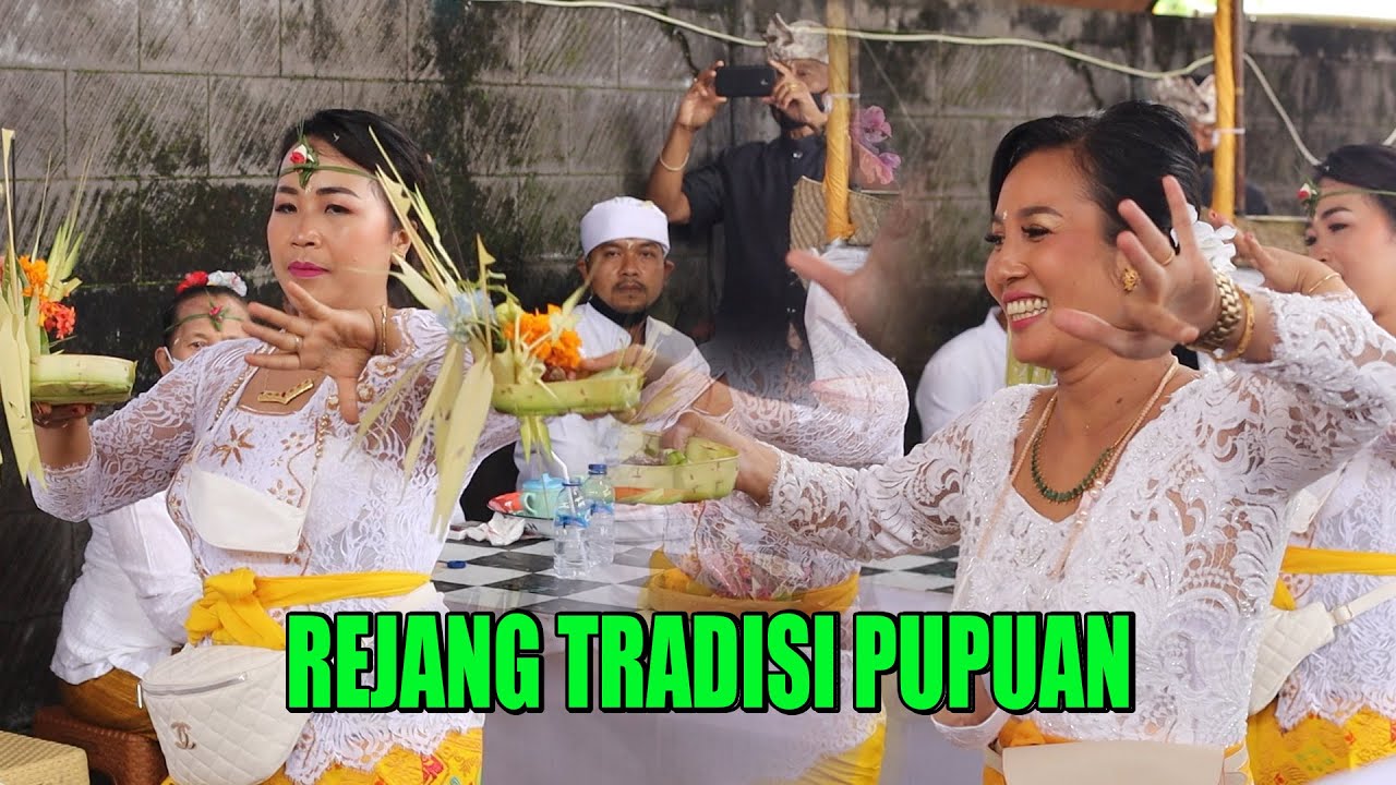 Tari Rejang Istri Tradisi - Yadnya Mgenteg Linggih