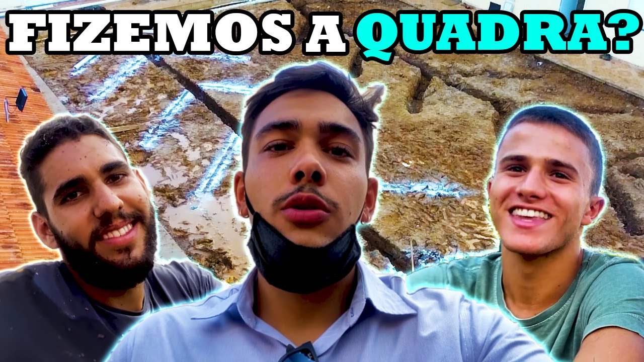 COMO FAZER UMA QUADRA DE FUTEVÔLEI E SUA DRENAGEM COMPLETA!  - (Feat.IrmãosTarlei & Calebegrippi)