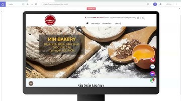PANPIC thiết kế web thương hiệu bánh kem Min Bakery